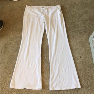 Juicy Couture White Sweatpants